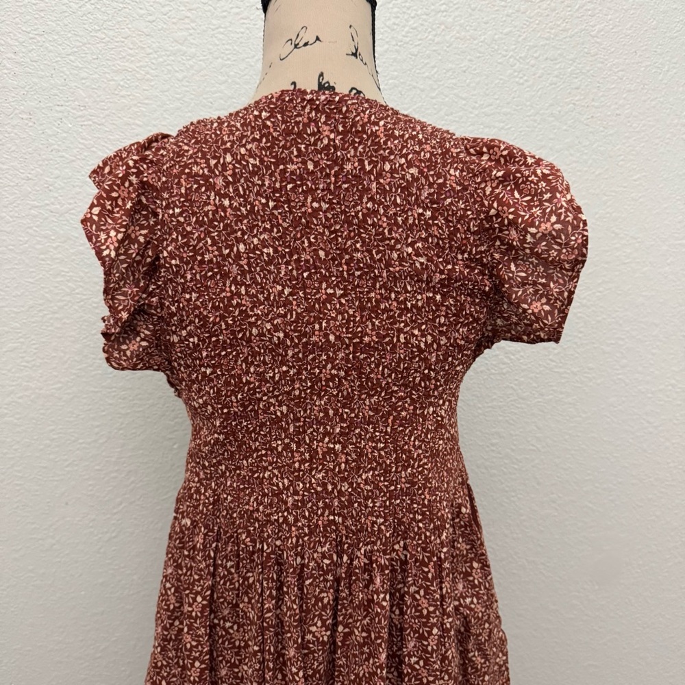 Madewell Pintuck Mini Dress in Florentine Floral Size XS - Picture 11 of 16
